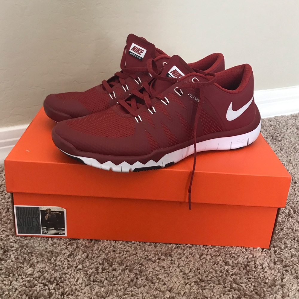 Red Nike Shoes -Size 8 (mens) Size 9.5 (womens)